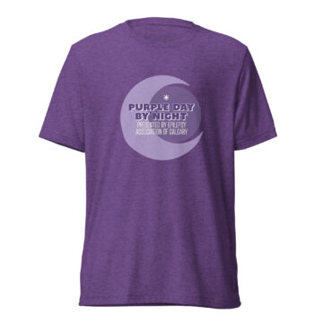 Purple Day by Night T-shirt